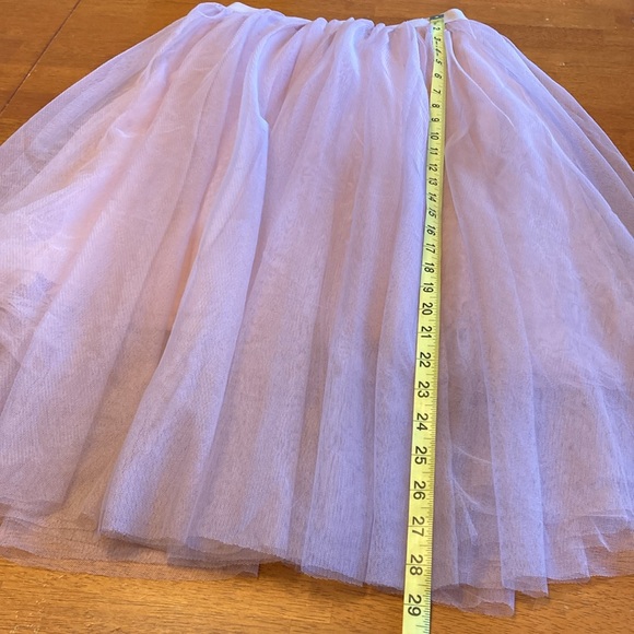 Esley Womens Size XS Eloise Dusty Rose Pink Tulle Midi Skirt Balletcore Tutu - Picture 10 of 10